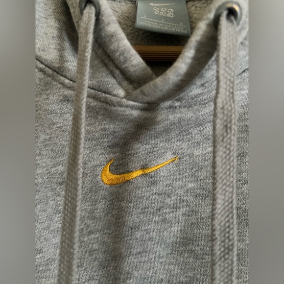 Nike x Drake CLB Certified Lover Boy Center Swoosh Gray Pullover Hoodie Size L - Picture 4 of 6